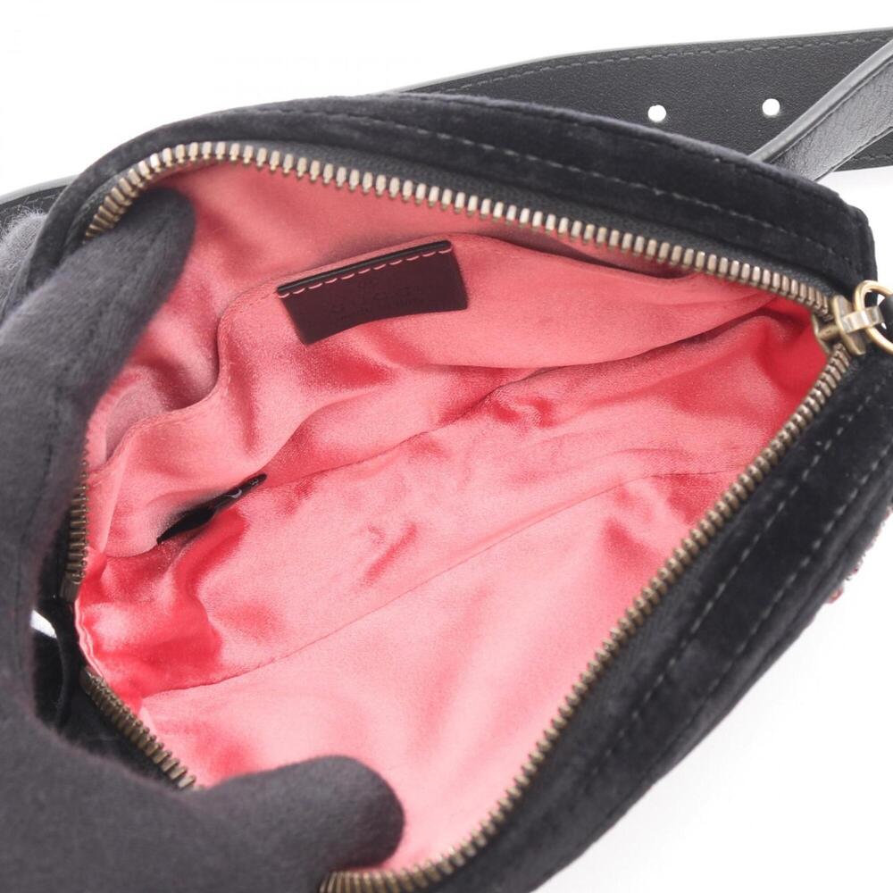 GUCCI Authentic Black GG Marmont Fanny Pack - Picture 3 of 10